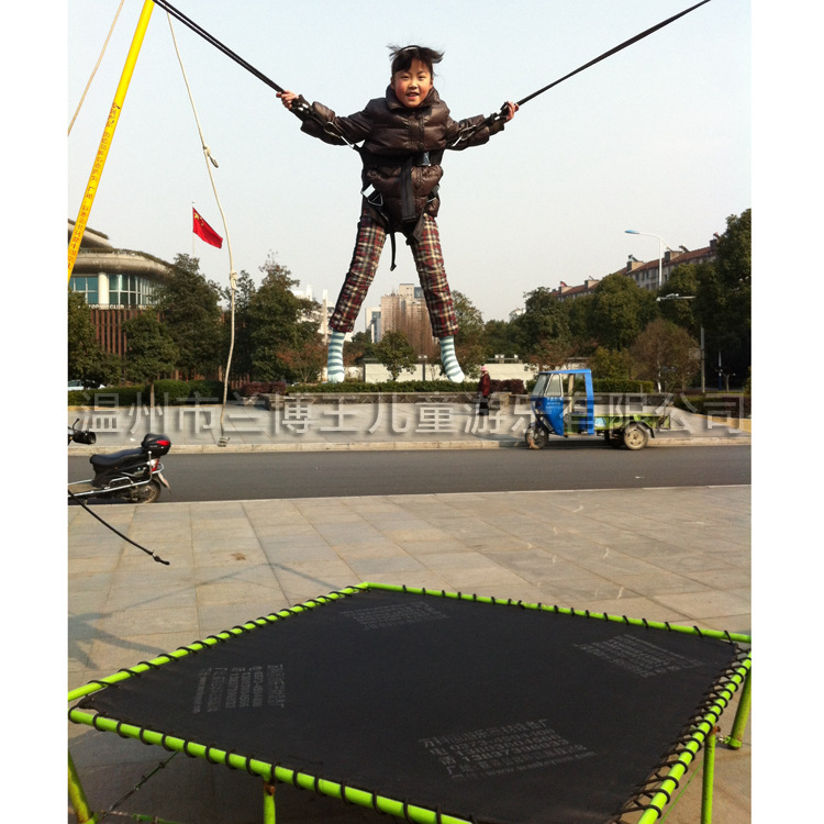 特价销售供应单人豪华热销蹦蹦床户外游乐设备广场公园儿童蹦极|ru
