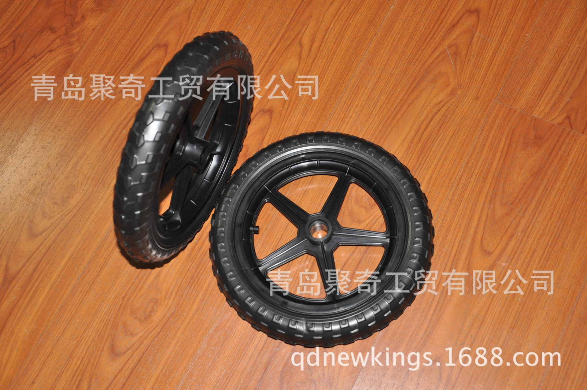 8寸12寸 PU发泡轮子 儿童车轮子 工具车轮子