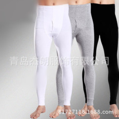 Factory Modal Men's Autumn Pants Men's Thin Leggings Autumn Top and Bottom Pajamas Plus Size
