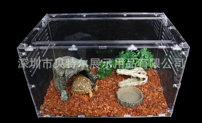 亚克力透明宠物箱 小动物饲养箱 组装宠物箱厂家定做