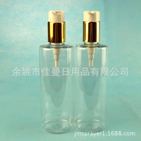 pet塑料瓶乳液瓶 洗手液瓶 洗发水瓶300ml电化铝大泵瓶 塑料瓶
