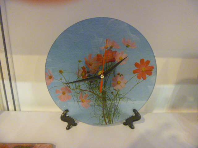圆形玻璃钟表，个性挂表，含指针