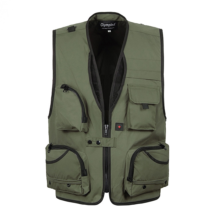 wholesale Men's Vest Multiple pockets Functionality Photography leisure time Vest Spring and summer Jacobs Increase paragraph 2