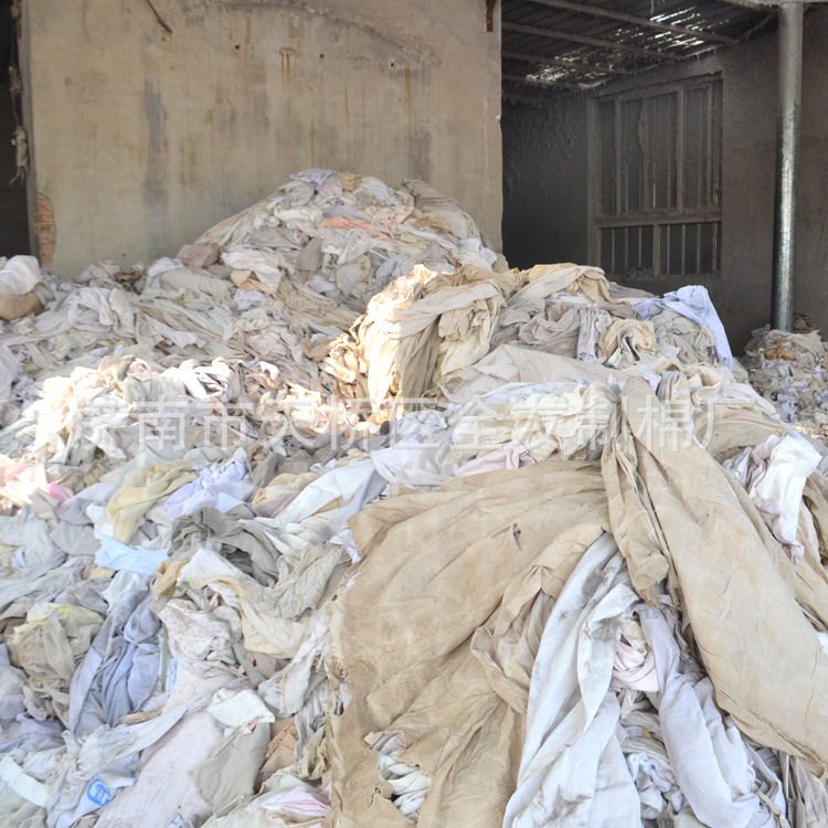厂家批发 废棉 开花棉 进口废棉 再生棉花 再生棉花 【图】