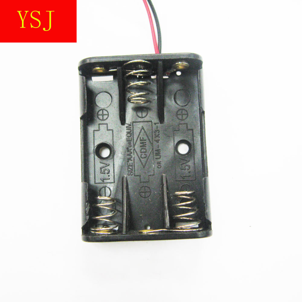 3节7号电盒池 4.5V电池仓 音乐闪灯玩具电池盒|ru