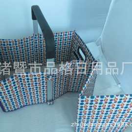 可折叠收纳购物篮 收纳篮 菜篮 野餐篮 尺寸规格可定