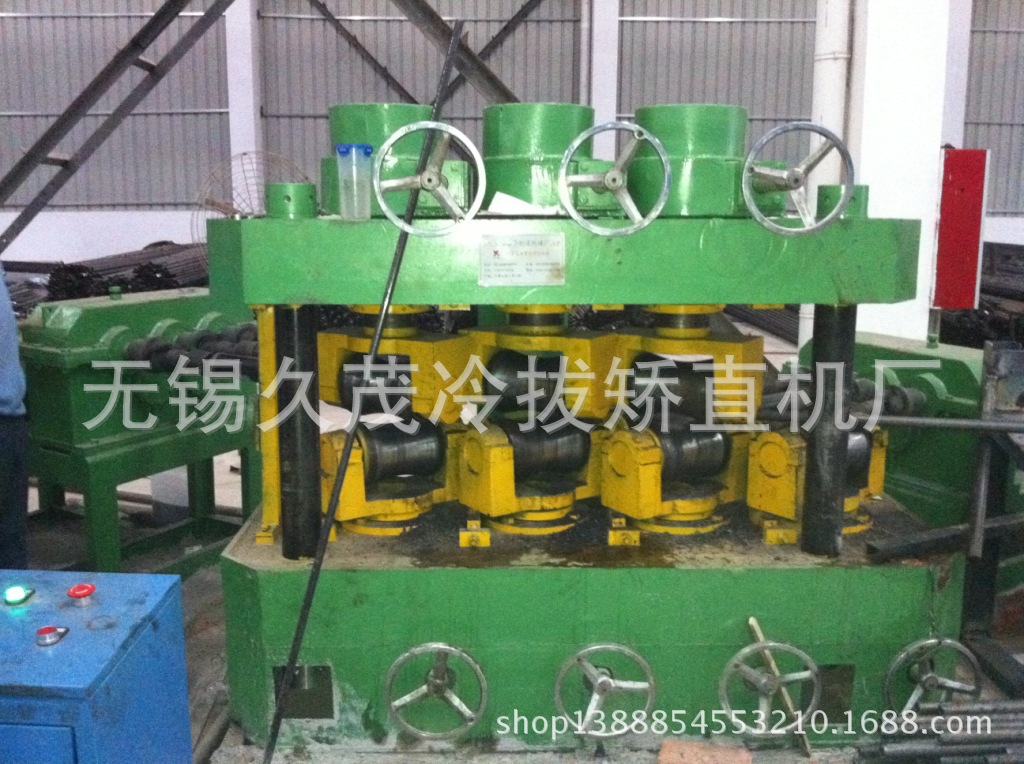 供应LJ-40立式七辊双曲线矫直机(图)，钢管矫直机,铜棒矫直机