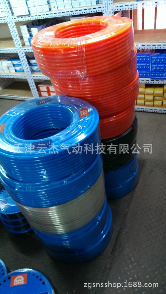 ZGSNS 山耐斯气动元件批发纯正PU气动软管APU14X10 100M,