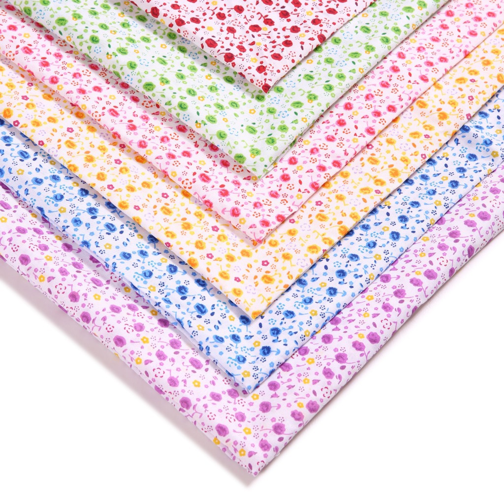 小玫瑰全涤纶布 全涤面料 时尚批发供应 产地货源布料