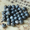 Ceramics, woven retro round beads, 10mm