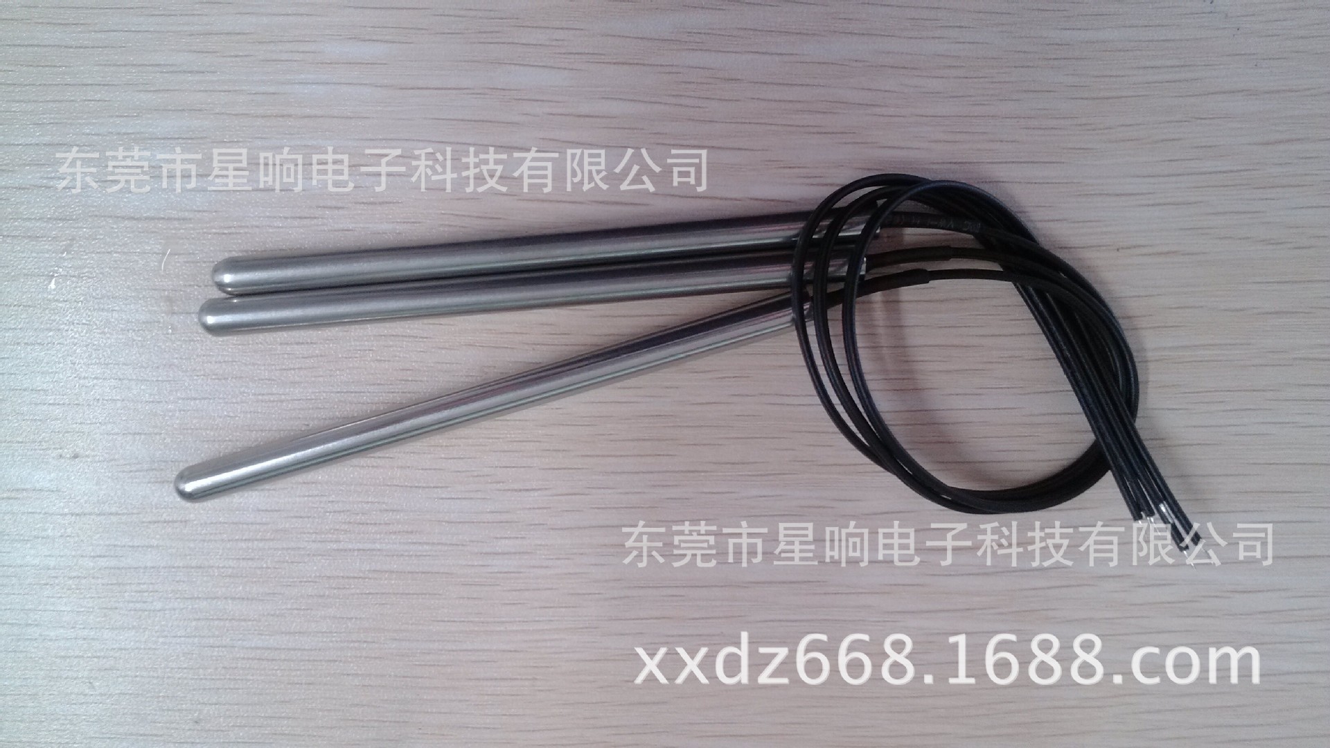 温度传感器NTC10K,3435 不锈钢圆柱壳6*100封装 专业 稳定性好