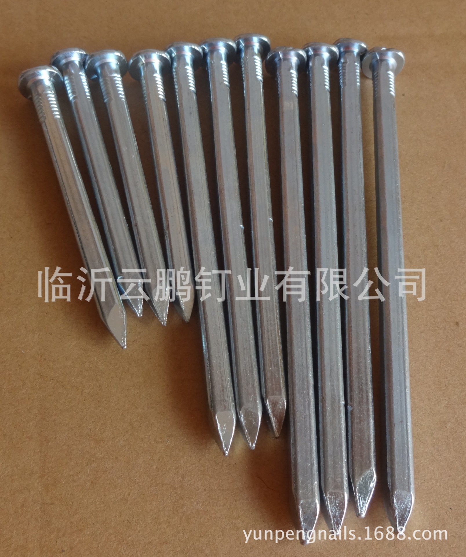 方型船钉 规格型号 5mmx80mm   表面镀锌