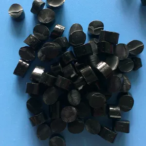 TPU Black 98a Регенерационный материал Экологически чистый износостойкость, старение, примеси без примесей, литья инъекционного литья TPU Черное колесо