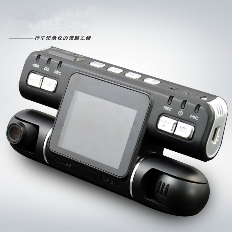 Dual Lens360 Degree Car Driving Recorder H D Car Night Vision Wide Angle Front And Rear Monitoring