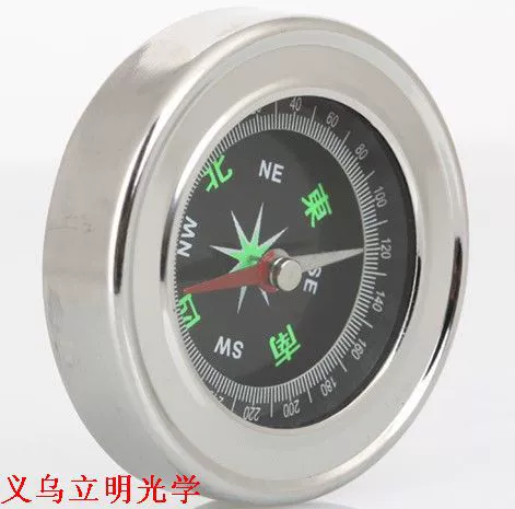 60 мм металлический китайский многофункциональный военный английский компас из нержавеющей стали, студенческий спортивный компас на открытом воздухе, компас