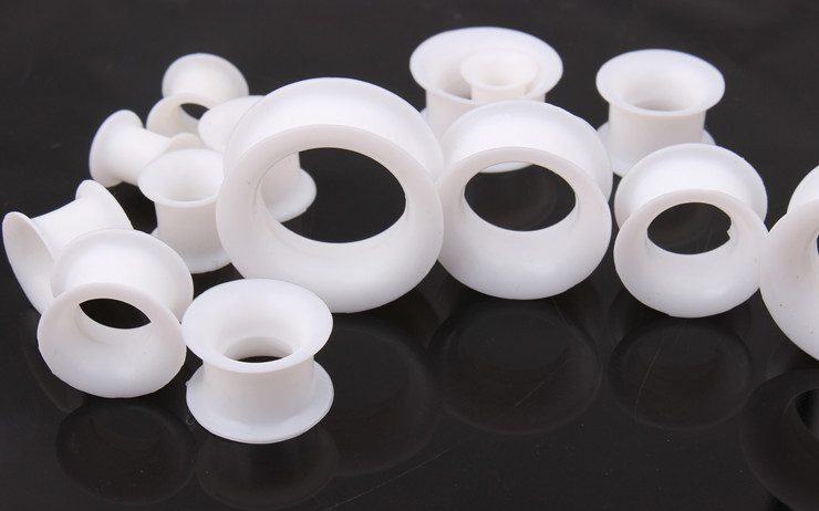 Non-Toxic Silicone Earring Studs Ear Expander Jewelry 4~25mm Geometric Silicone Ear Plugs detail image 11