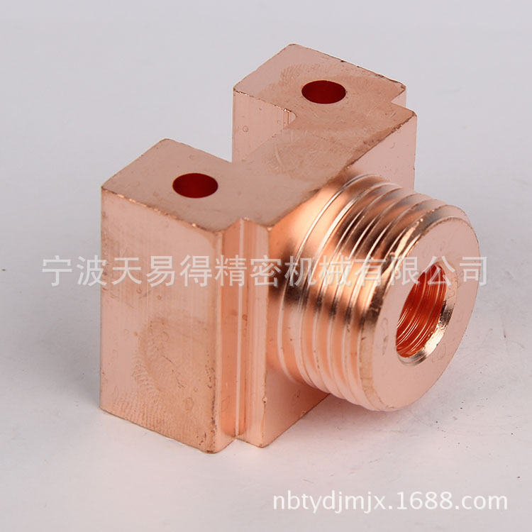 天易得热销t2紫铜型材 紫铜管件 数控自动车床机加工 机加工零件