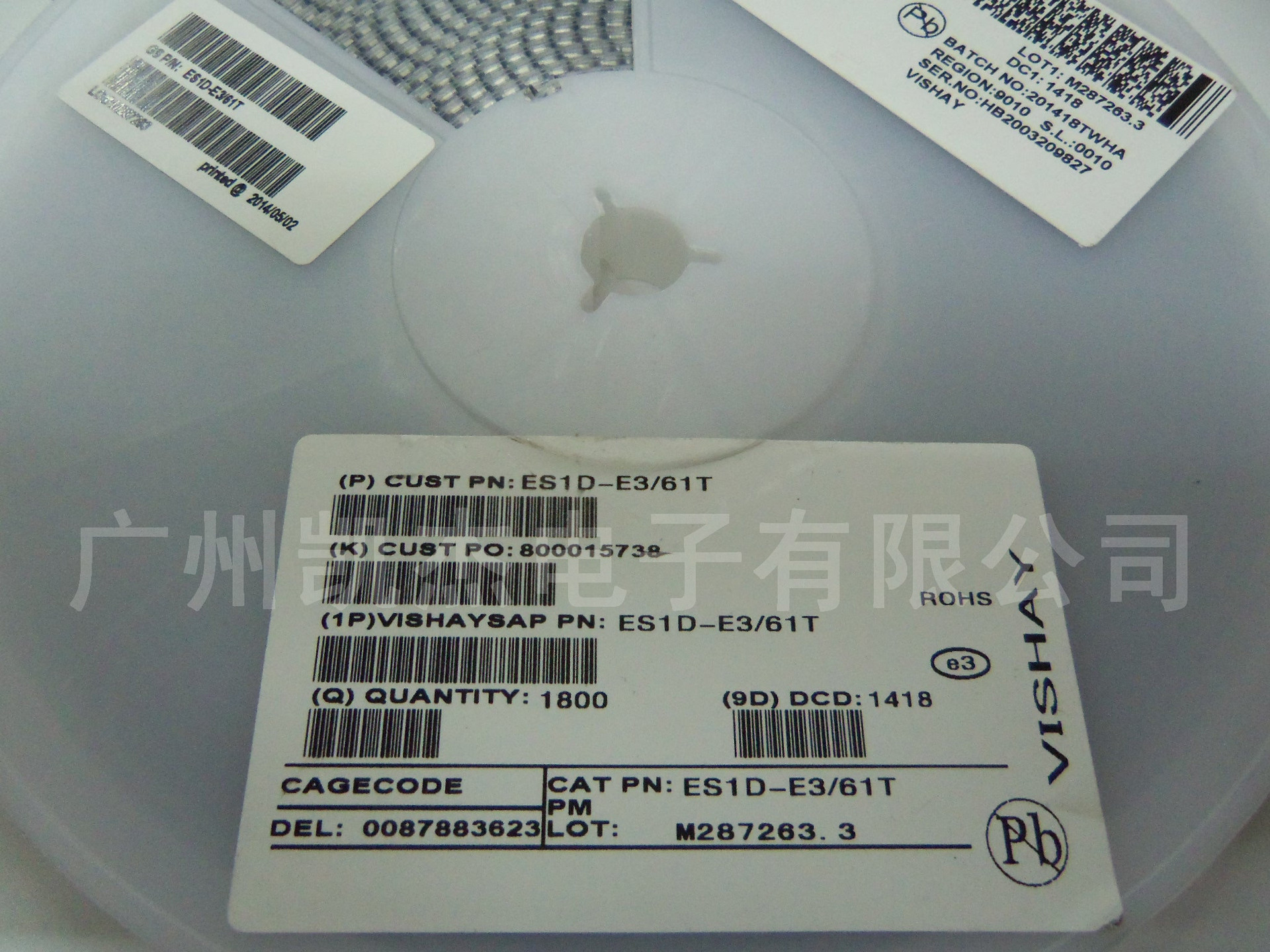 原装VISHAY进口 贴片二极管ES1J SMA 现货直销