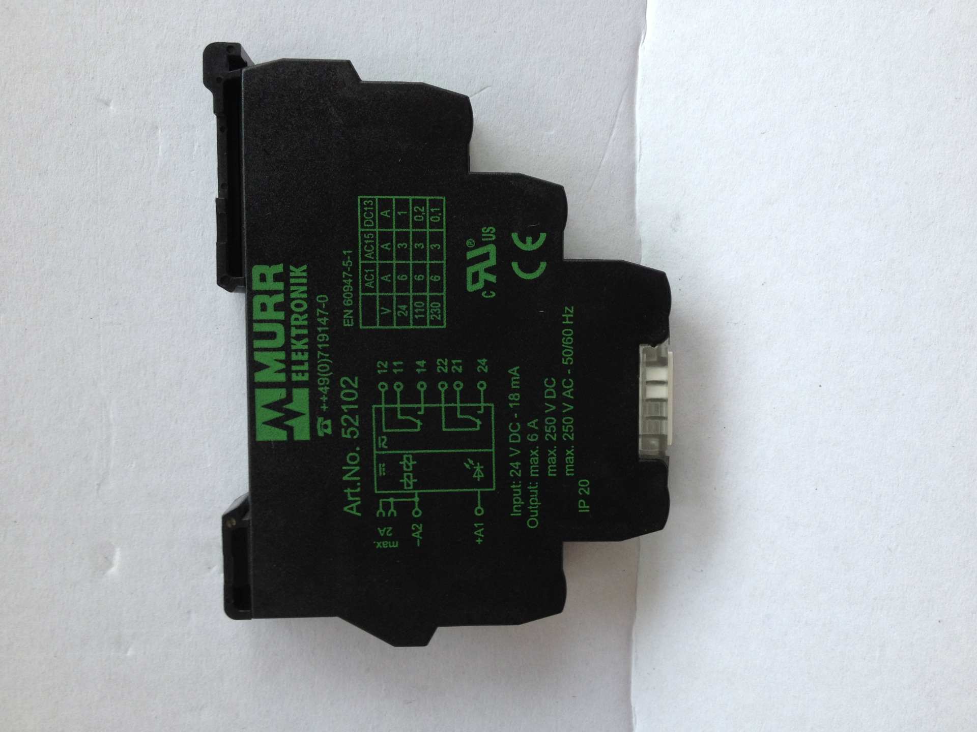 德国穆尔继电器52102 Art.No.52102