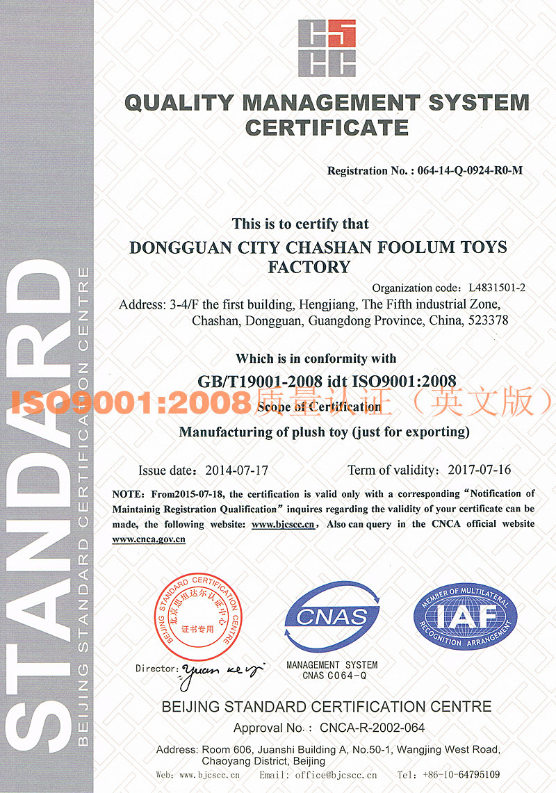 ISO9000：2008英文版