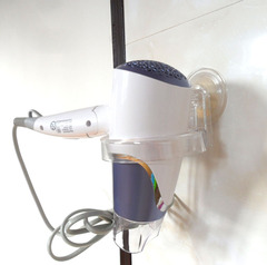 Factory Direct Vacuum Cup Hairdryer Stand, Plastic PC Hairdryer Stand, Nail-Free Hairdryer Stand, Affordable Price