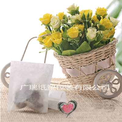 trumpet 6x8cm filter paper Sealing Fold Tea bags Tea bags Decoction Packing bag factory Specifications