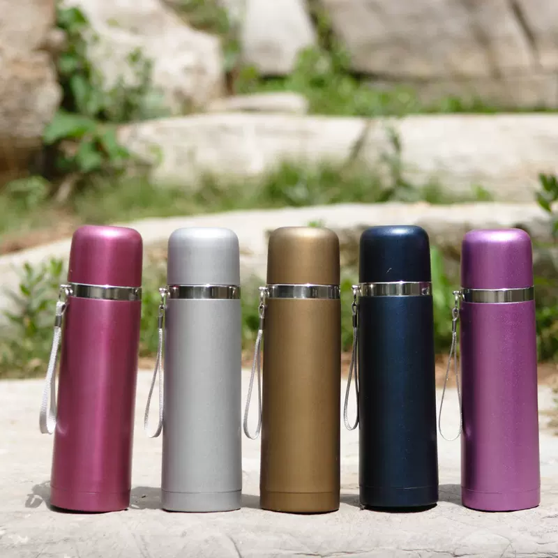 厂家批发高档350ML500ML子弹头保温瓶  超强保温24小时