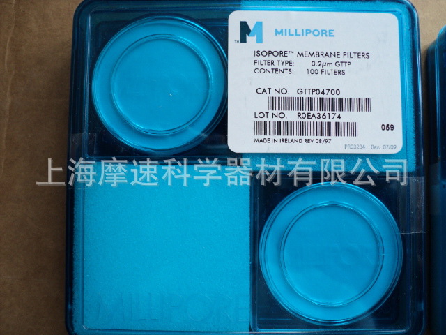 默克MILLIPORE GTTP04700 0.22UM 47MM聚碳酸酯滤膜新老包装