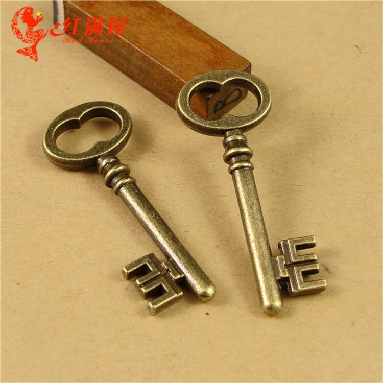 A1407 Antique Green 4.26g Vintage Key Accessories Antique Key DIY Jewelry Materials 40 Pieces/Pack A1407 Antique Green 4.26g Vintage Key Accessories Antique Key DIY Jewelry Materials 40 Pieces/Pack