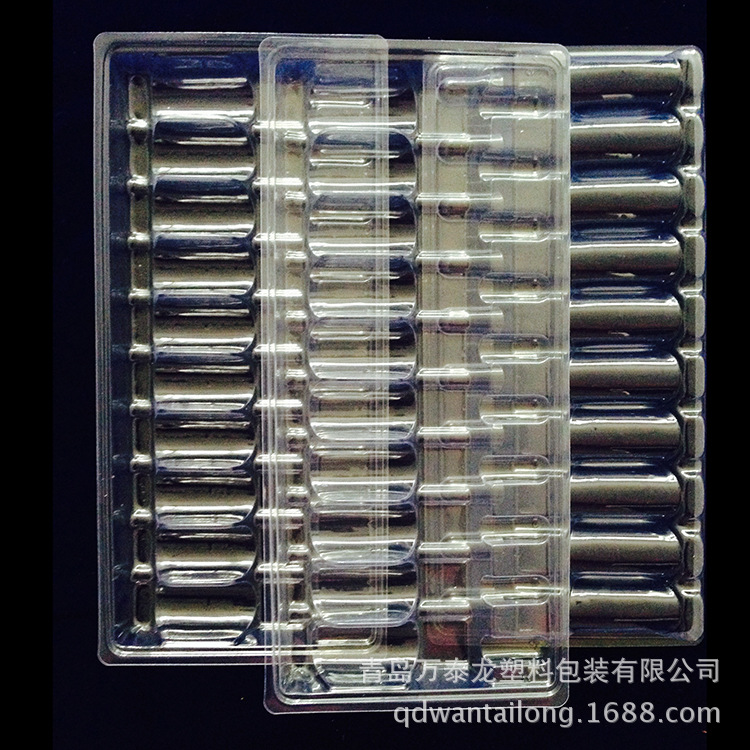 厂家供应针剂塑料包裝 针剂托盘 吸塑内托医疗器具塑料盒批发定制
