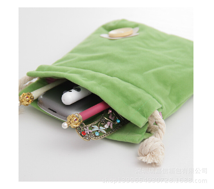 饰品束口袋珠宝束口袋尼龙绒布束口袋超低价束口袋工厂