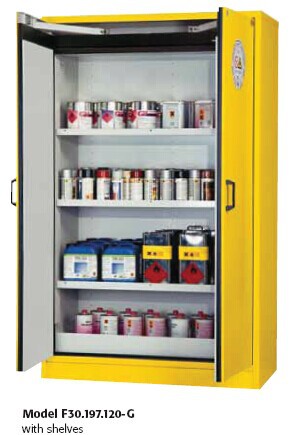 德国ASECOS危险物质封闭性存储柜，存放易燃品，耐火性30分钟