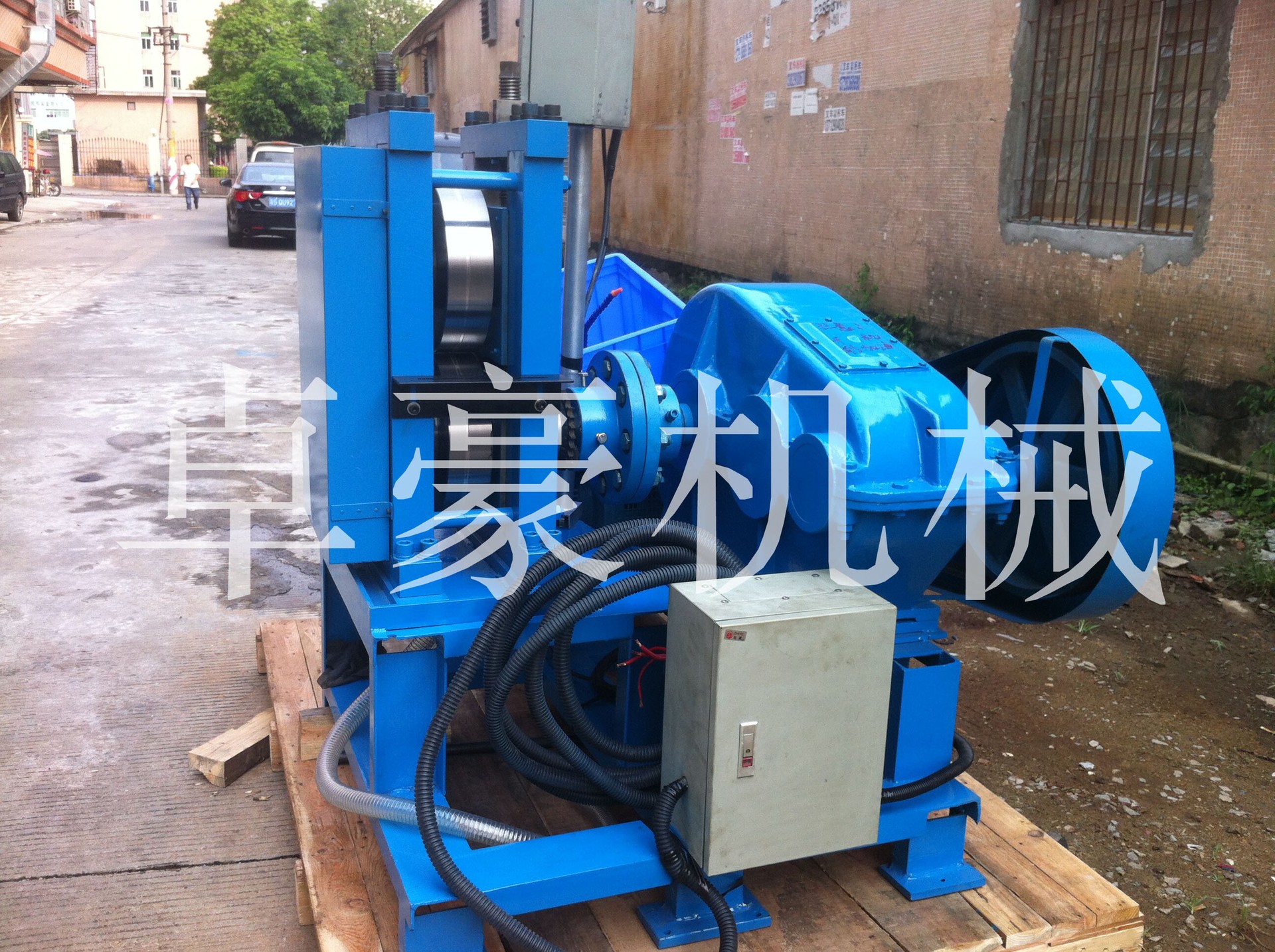 高效全自动扁线机 金属钢丝压扁机 自动收线设备 压辊精度高