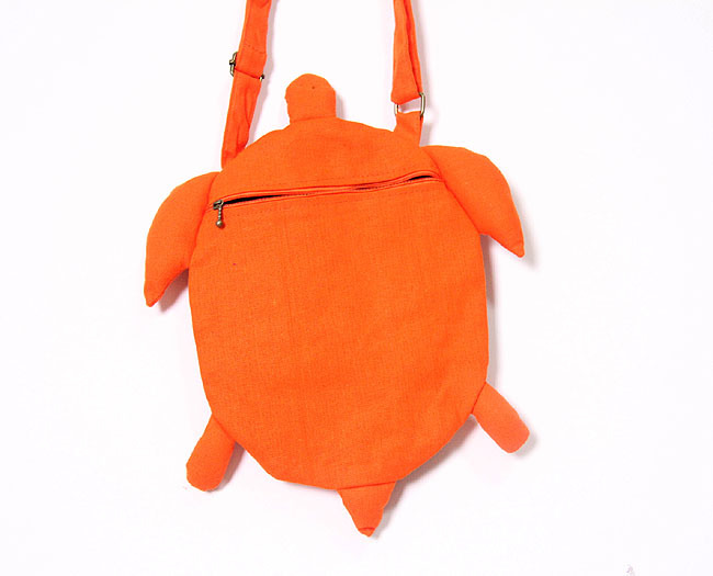 大號鱗片布藝烏龜斜挎包