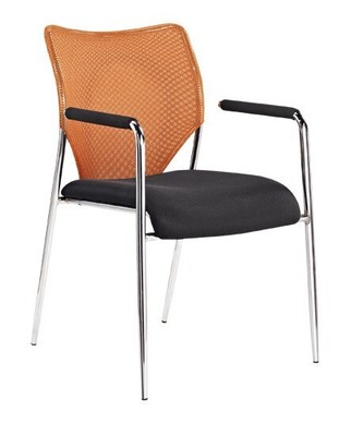 廠家低價批發高檔現代五金會客椅 電鍍架子辦公會議椅
