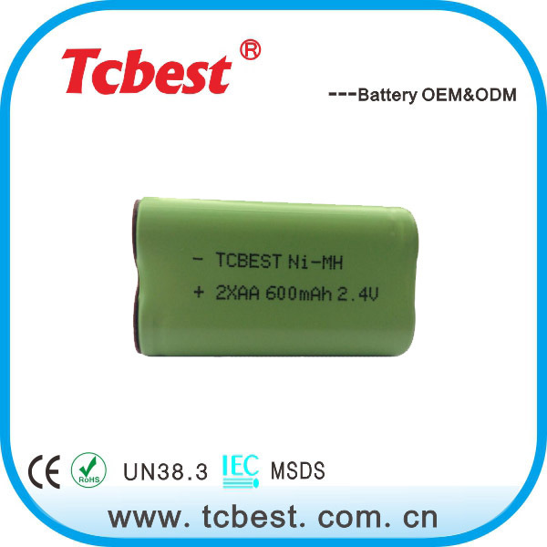 镍氢 5号电池组合 NI-MH AA 600mah  2.4V 环保电池