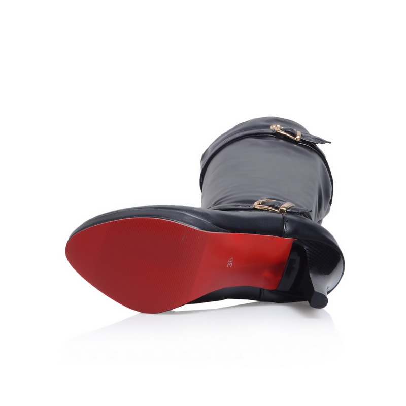 Bottes femme PAPILLON en PU artificiel - Ref 3355192 Image 8