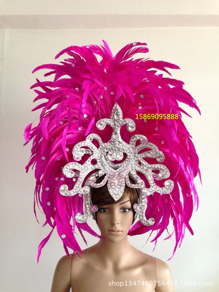 舞臺表演羽毛裝飾