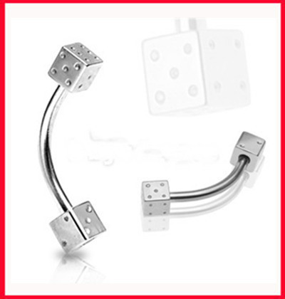 Labret stud lip piercing jewelry styling detail