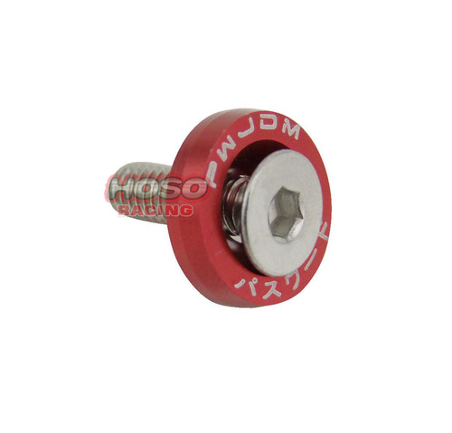 JDM car modification M6 gasket screw battery guard plate gasket fender license plate frame screw decoration