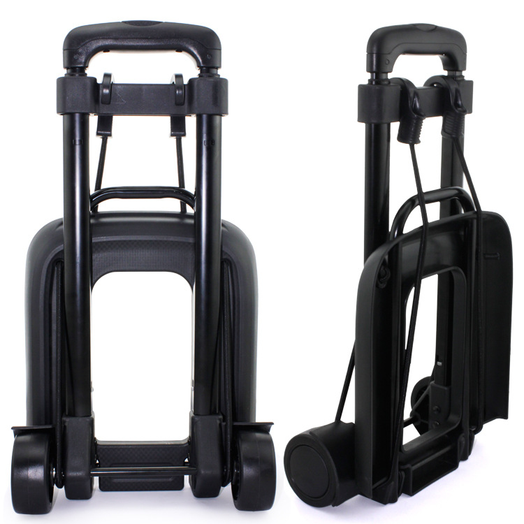 外贸出口折叠行李车伸缩拉杆便携购物车可折叠钢管手拉车