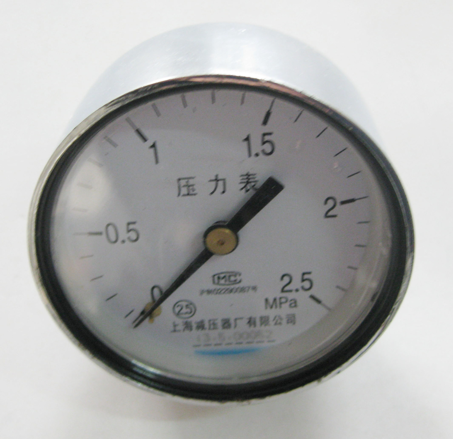 厂家直销 轴向压力表 Y60Z  Φ60 上海减压器厂 上减