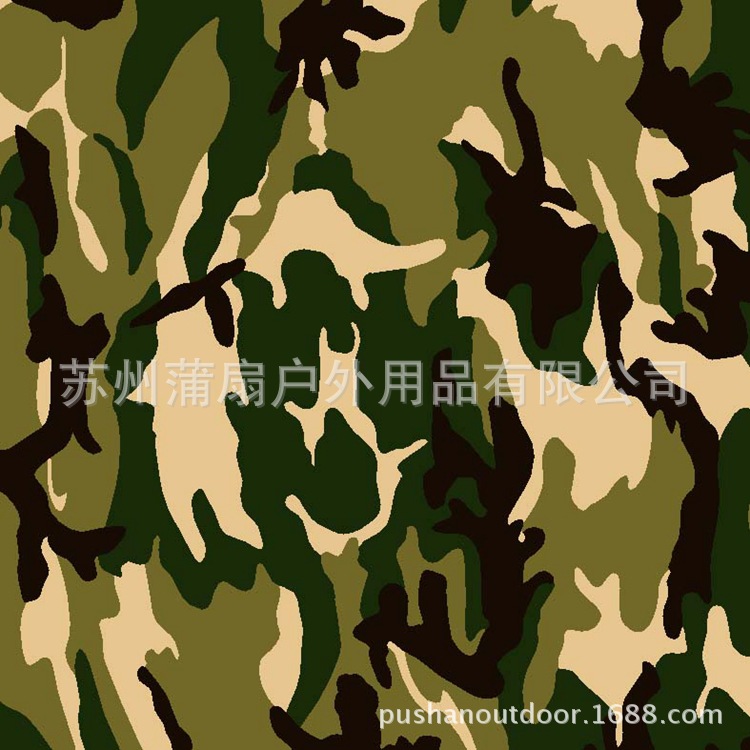 牛津布迷彩印花面料 帐篷篷布箱包服装面料等