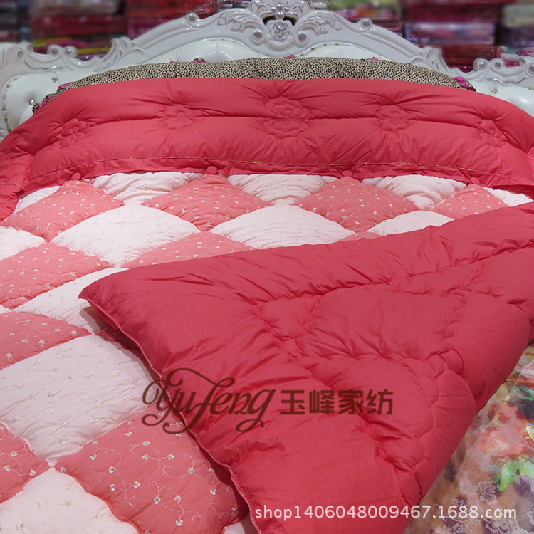 韓版小繡花冬被2.2米1