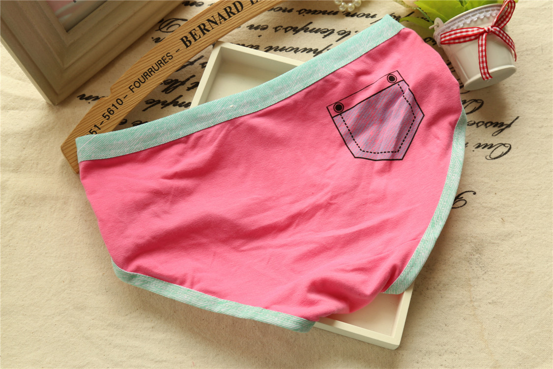 Slip jeunesse poche en coton - Ref 653229 Image 16