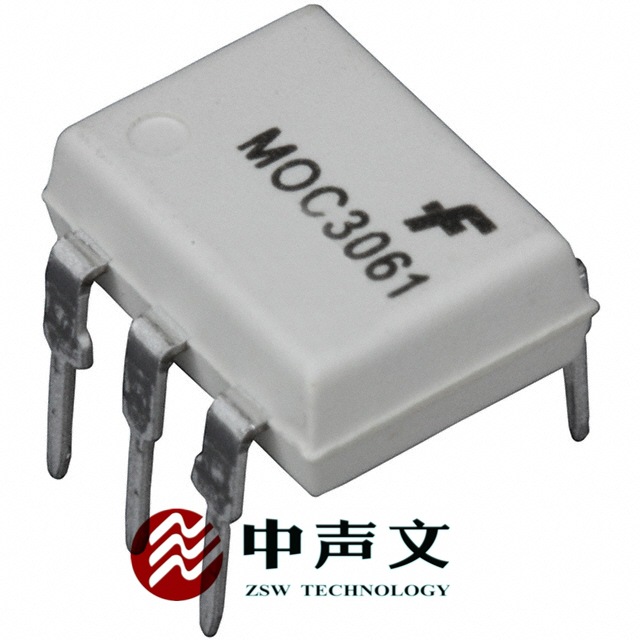MOC3061M，  光隔离器 - 双向可控硅，SCR 输出
