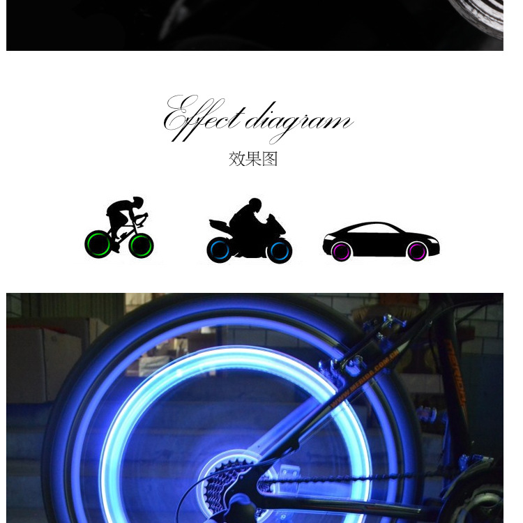 Eclairage pour vélo - feux de Valve - Ref 2403302 Image 16