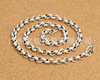 Classic retro necklace suitable for men and women from pearl, wholesale, silver 925 sample, 8mm