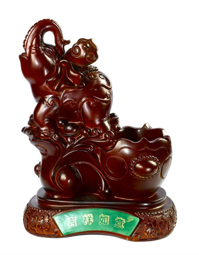 吉祥如意象仿木紋