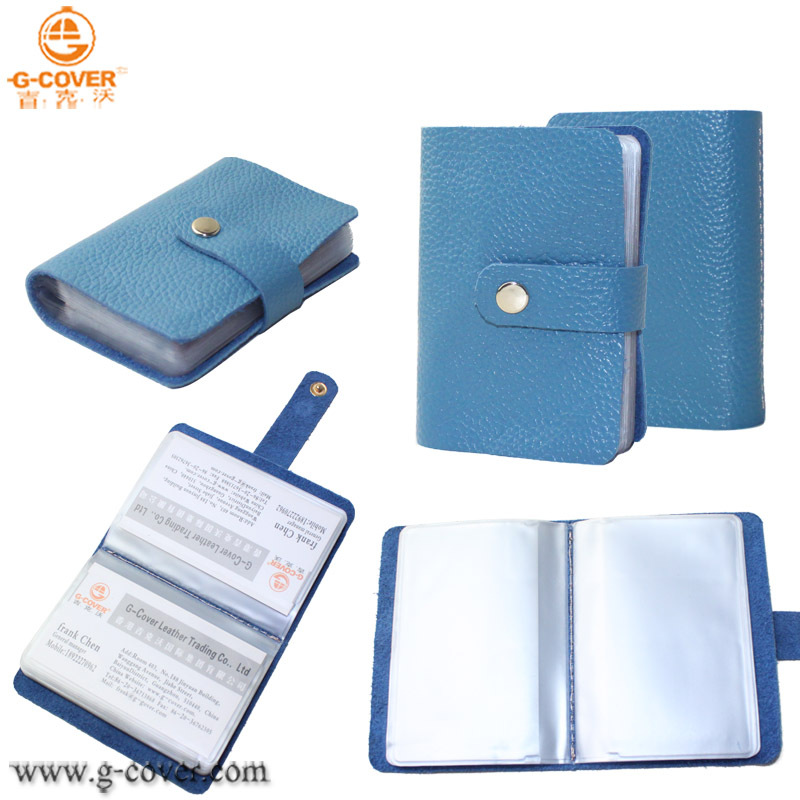 厂家直销头层牛皮26卡位银行卡夹、名片夹 男女通用